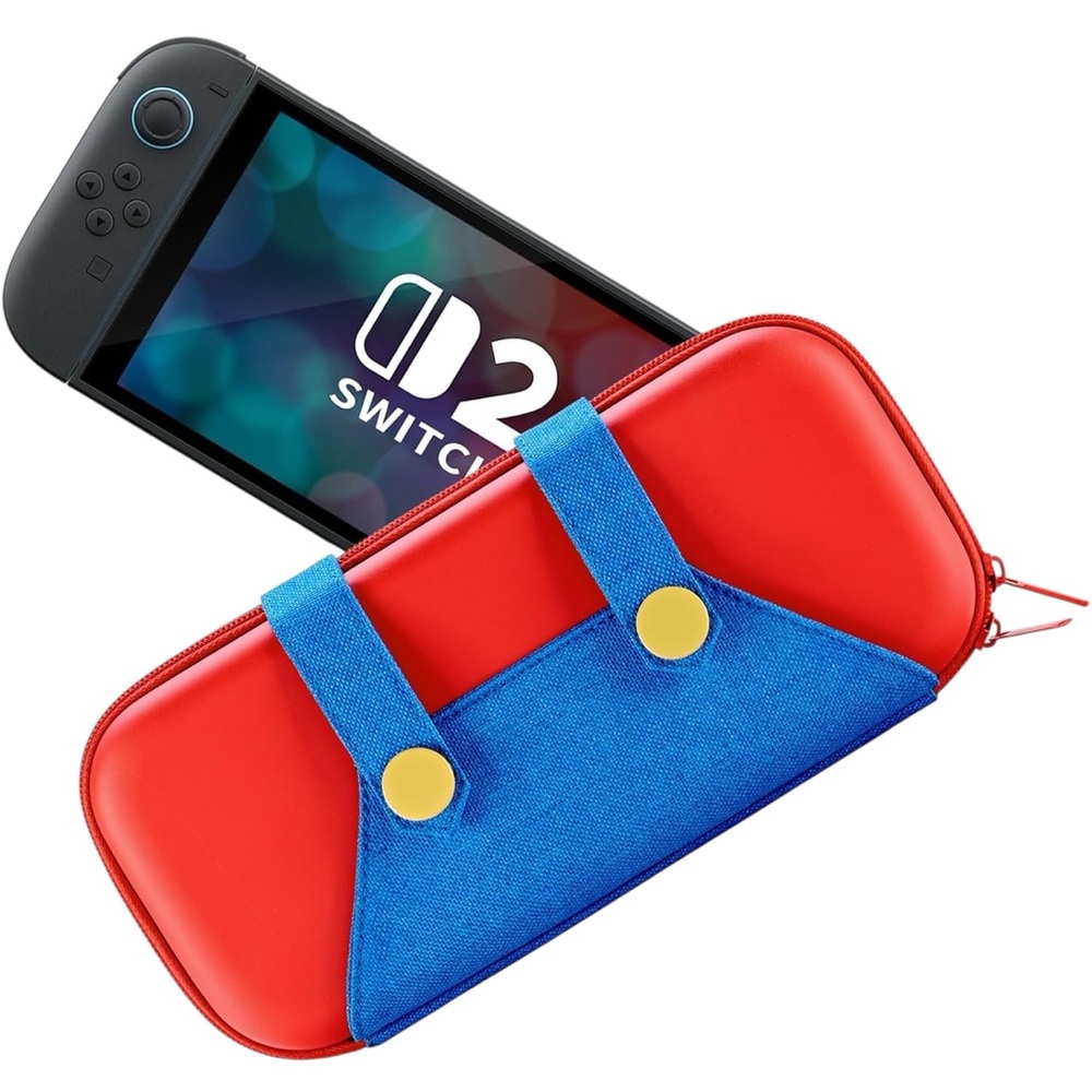 Protective Carrying Case for Nintendo Switch 2 & OLED - Mario Style - BRAND NEW